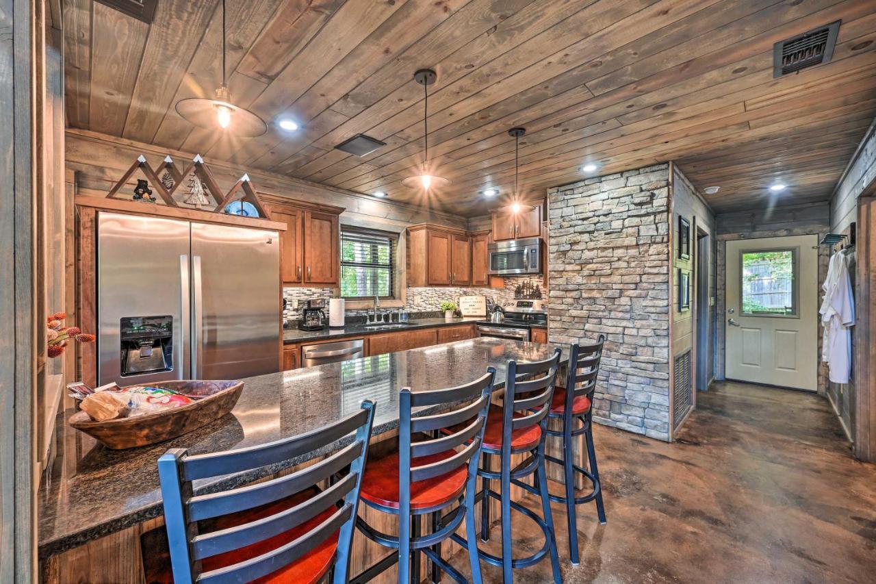 Luxe Broken Bow Cabin With Tesla Charging Station Stephens Gap Exterior foto