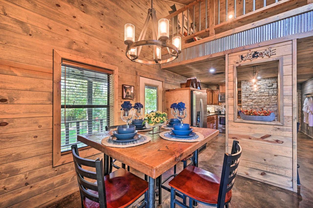 Luxe Broken Bow Cabin With Tesla Charging Station Stephens Gap Exterior foto