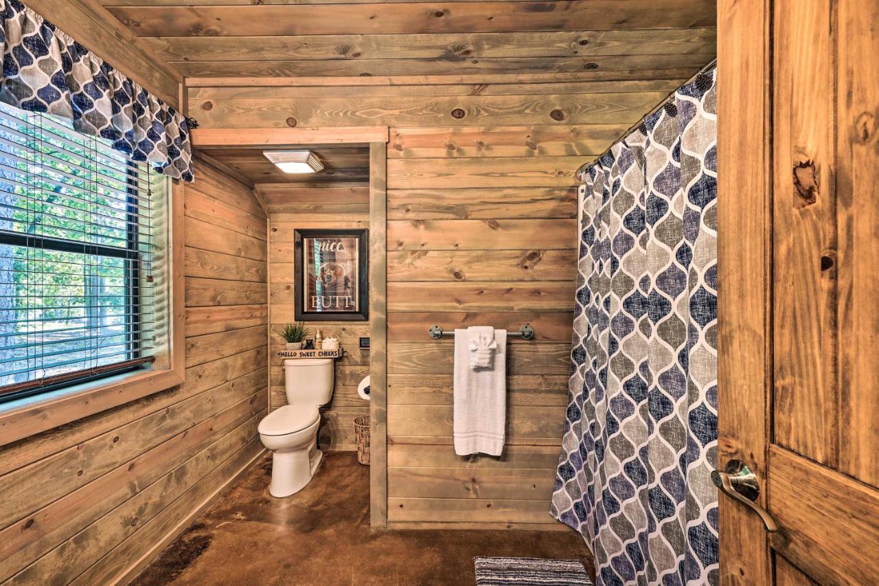 Luxe Broken Bow Cabin With Tesla Charging Station Stephens Gap Exterior foto