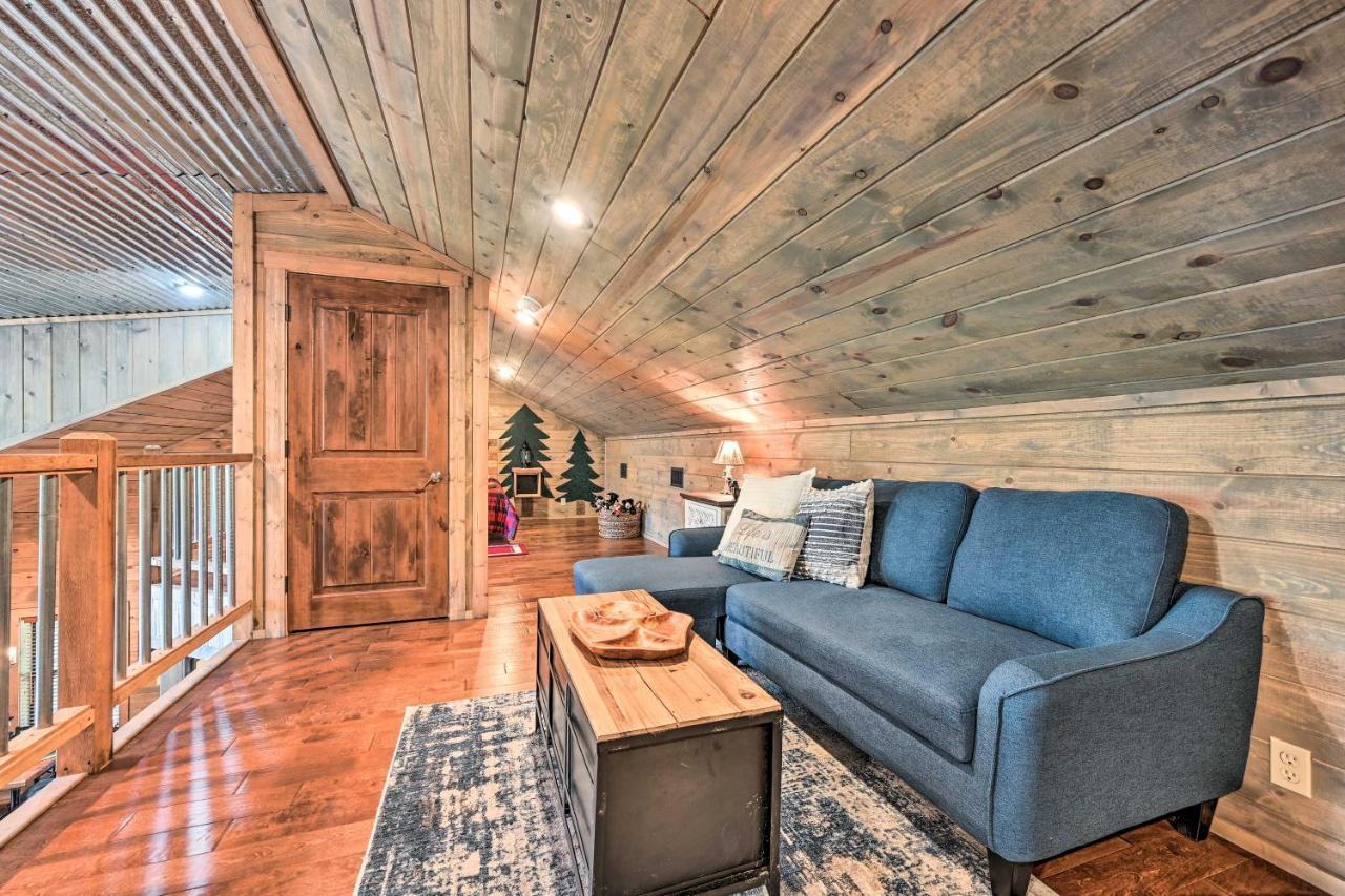 Luxe Broken Bow Cabin With Tesla Charging Station Stephens Gap Exterior foto