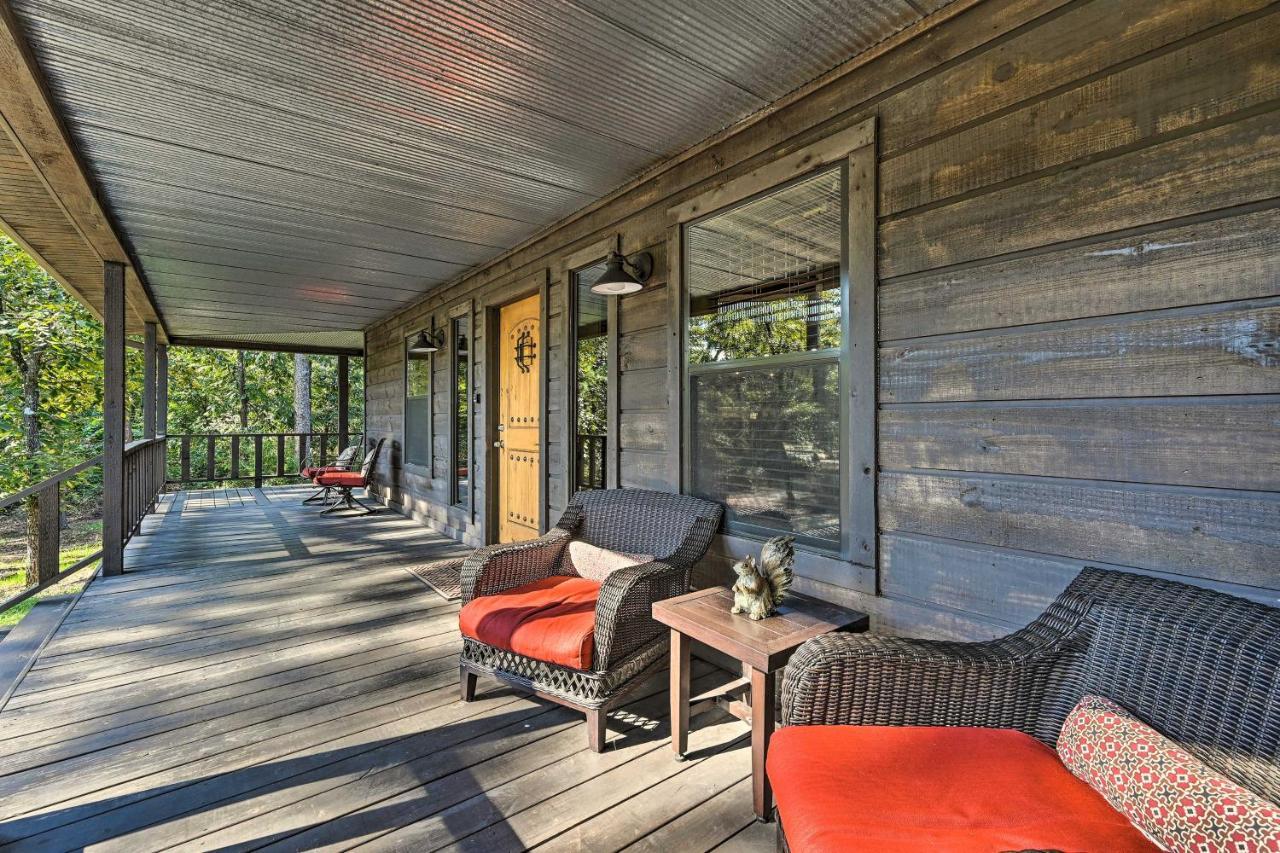 Luxe Broken Bow Cabin With Tesla Charging Station Stephens Gap Exterior foto